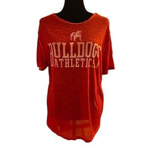 Victoria's Secret PINK 5th & Ocean Collab University of GA Athletics T-Shirt Siz